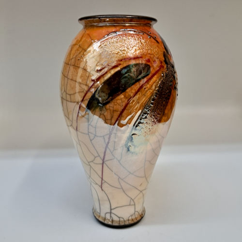   #260234 Raku 3X-Fired 10x5 $42 at Hunter Wolff Gallery